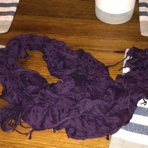 Purple scarf